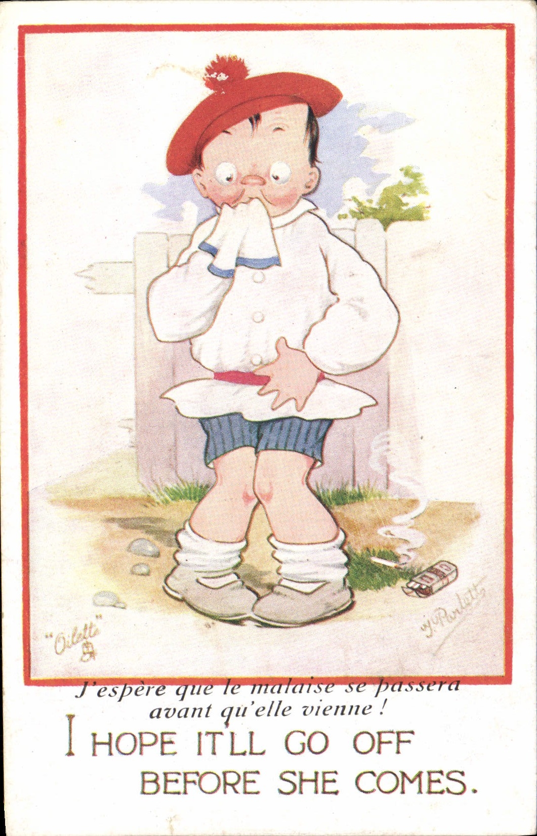CPA Illustrateur Enfant 