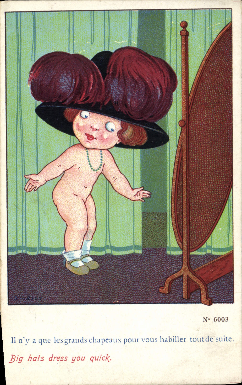 CPA Illustrateur Enfant 