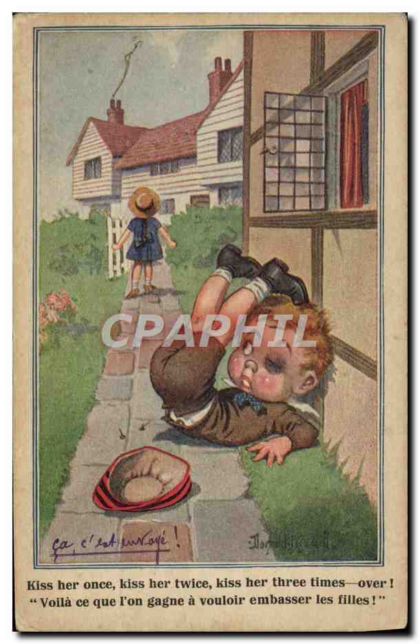 CPA Illustrateur Enfant Donald Mc Gill