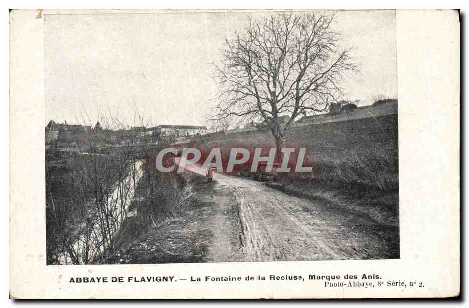Abbaye de Flavigny — La Fontaine de la Recluse — Photo-Abbaye, 8e Série, n° 2