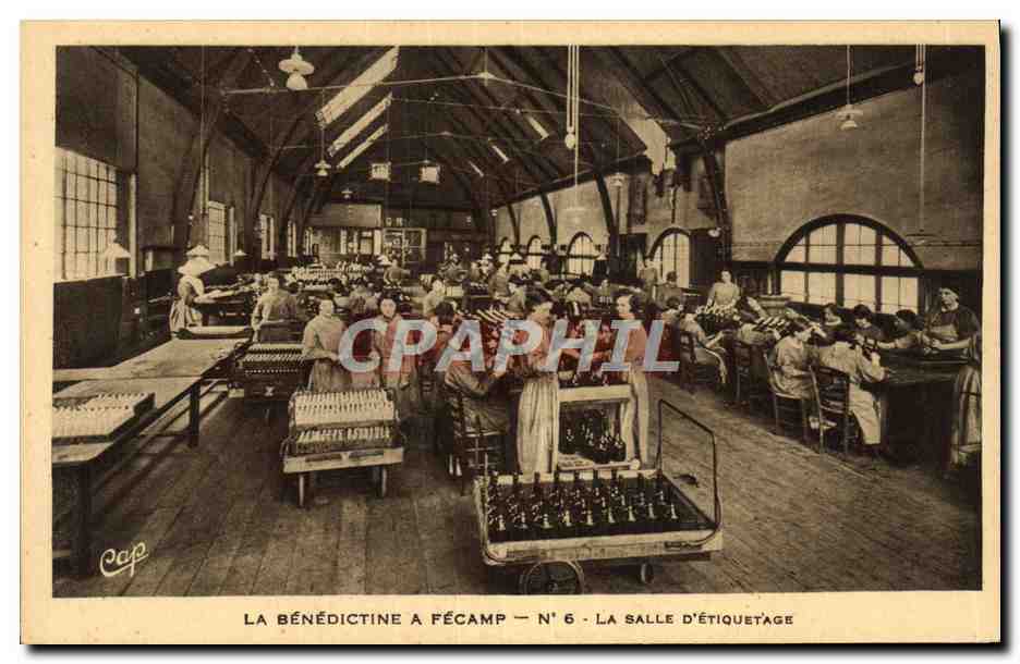 La Bénédictine à Fécamp — N° 6 — La salle d'étiquetage