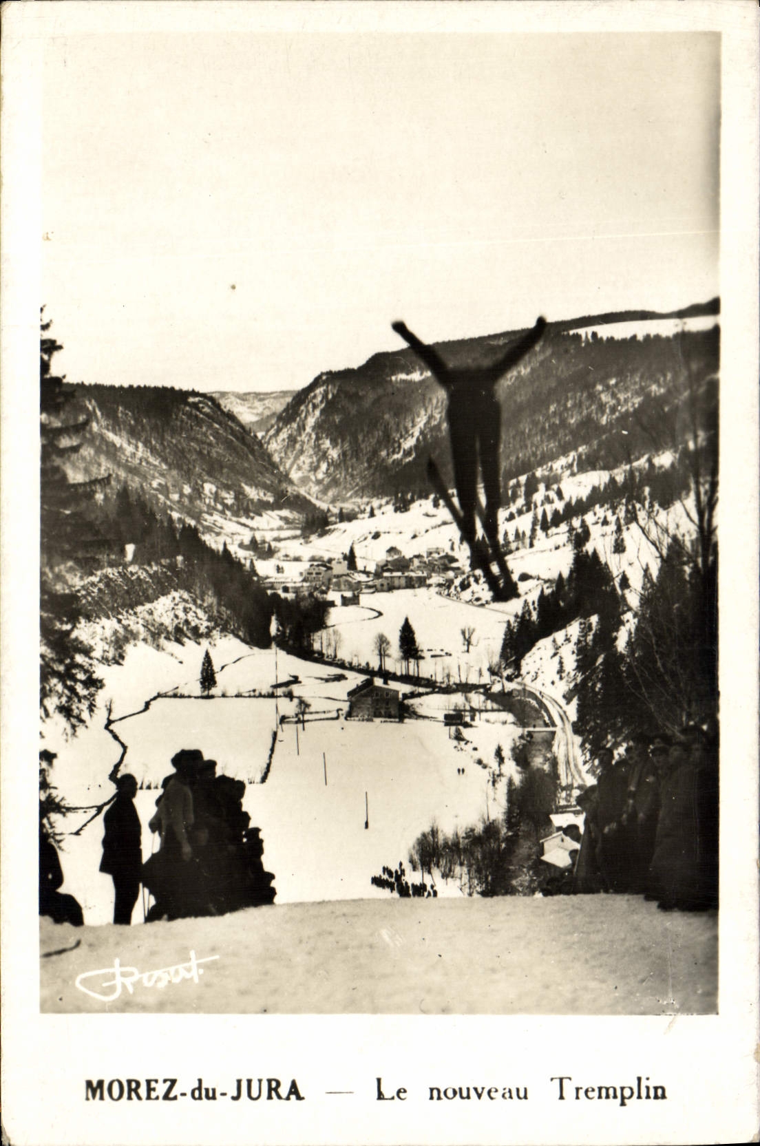 CPA Sports d'hiver Ski Morez du Jura Le nouveau tremplin 
