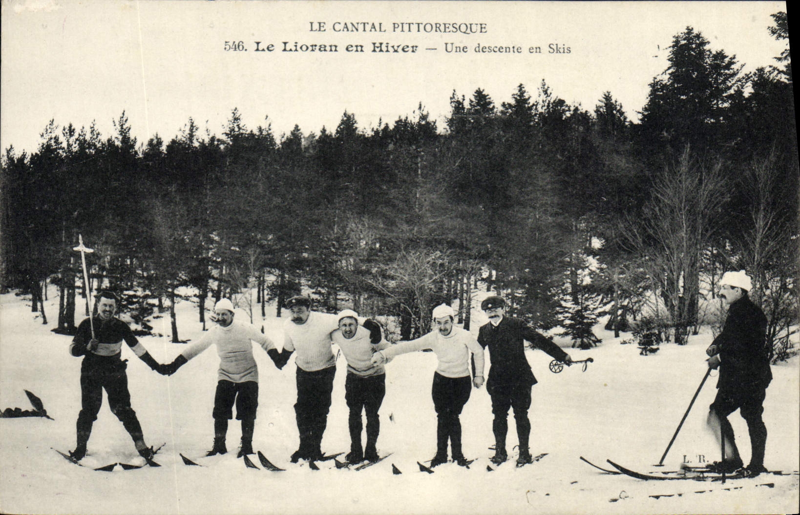 Le Lioran en Hiver — Une descente en Skis — LE CANTAL PITTORESQUE n°546