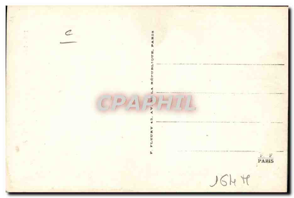CPA Train Locomotive Machine 230 375 detelee — Verso