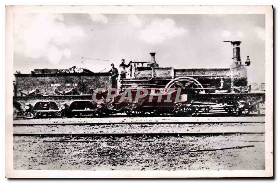 CPA Train Locomotive 16 de la Compagnie du Nord Type Sturrock Sharp et Roberts
