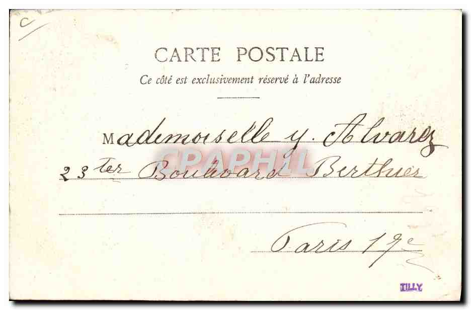 CPA Train Locomotive La Turbie Chemin de fer a cremaillere — Rückseite