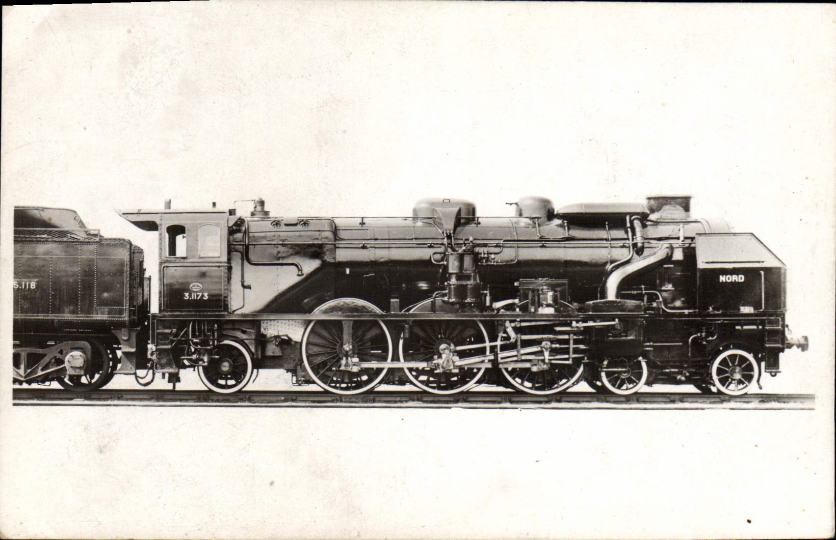 CPA Train Locomotive Nord Machine 3 1173