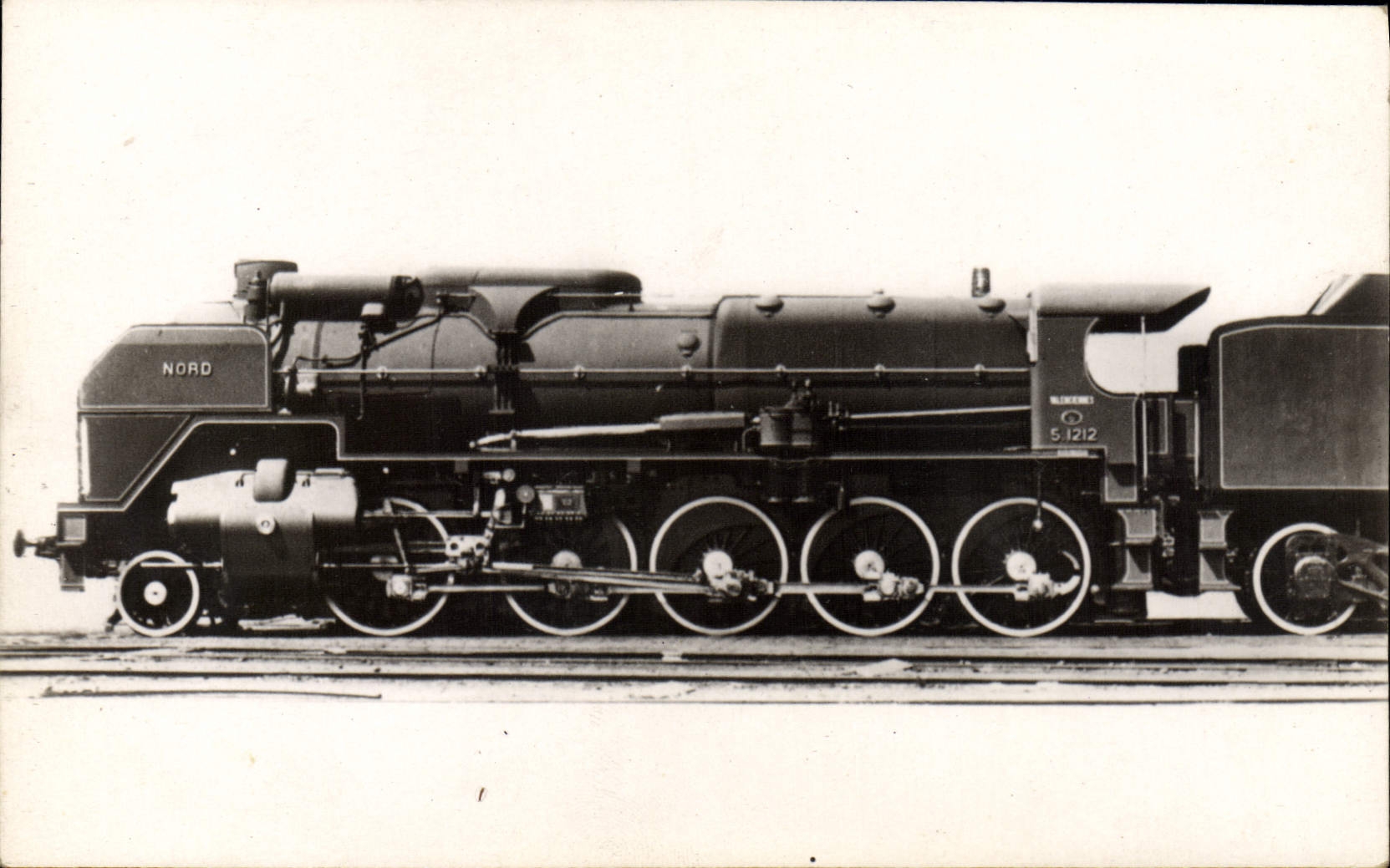 CPA Train Locomotive Nord Machine 5 1212 Decapod