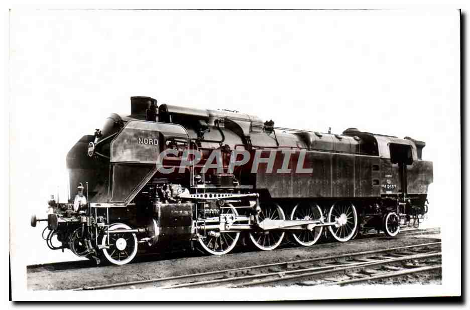 CPA Train Locomotive B 52 Machine 4 1253