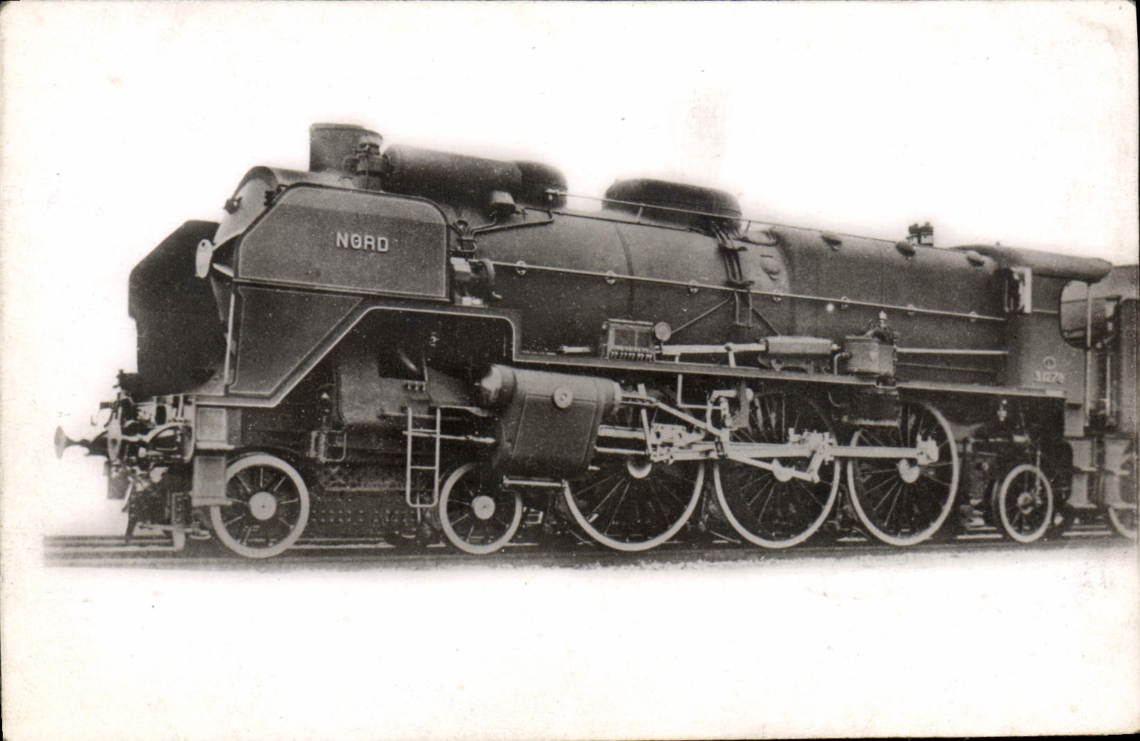 CPA Train Locomotive Machine 3 1278