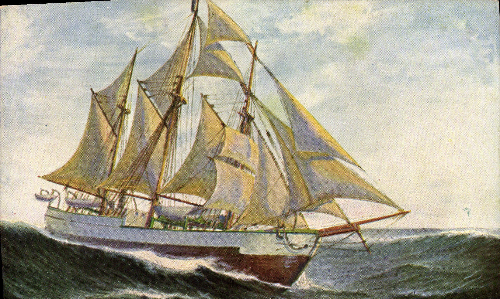 Navire de l'expédition polaire Fram — 1893 — Marine-Galerie