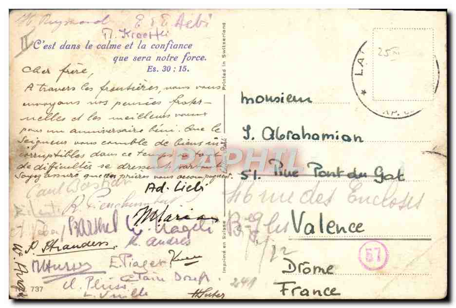 CPA Bateau Voilier  — Back