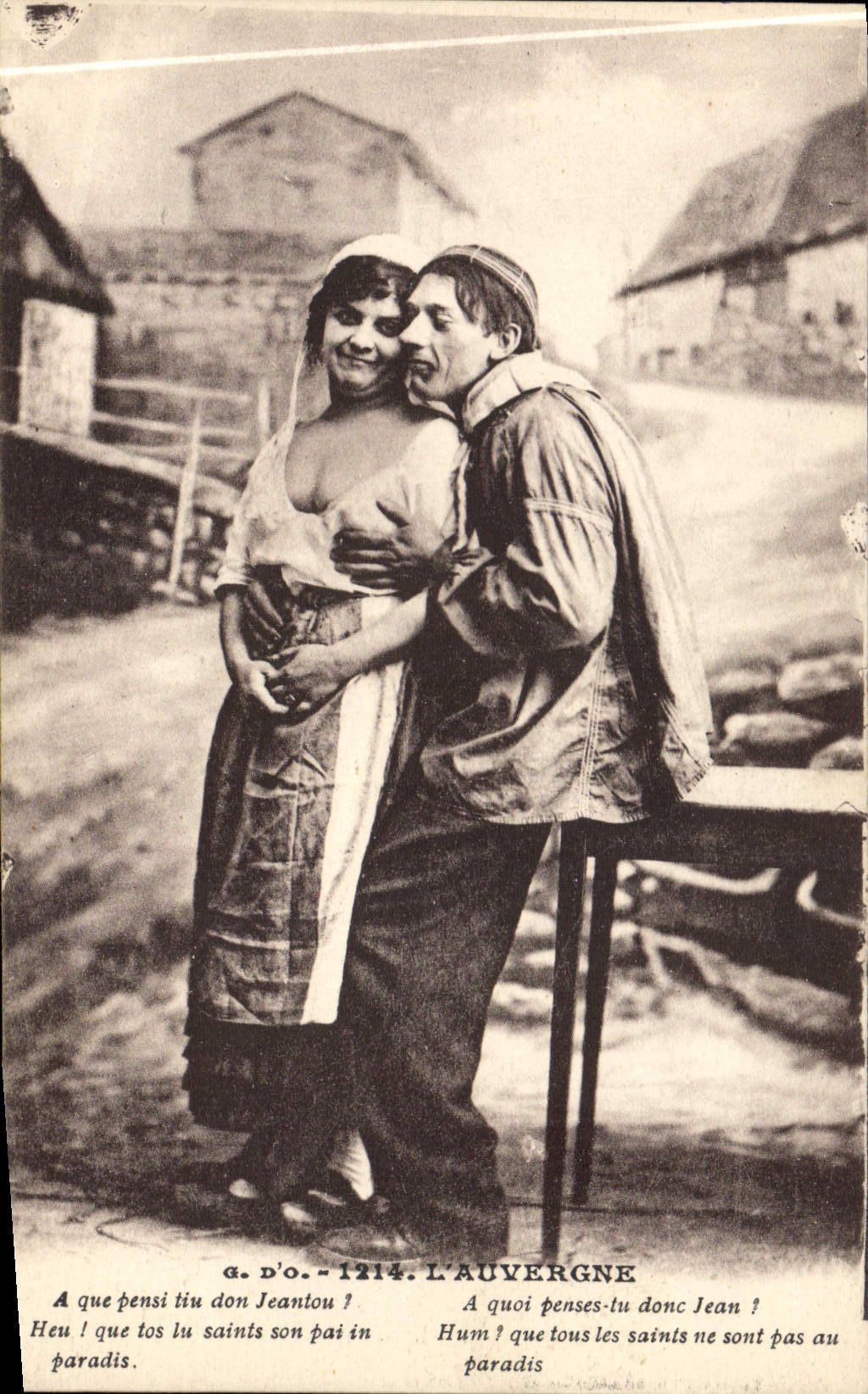 Un couple en Auvergne — G. D'O. - 1214. L'AUVERGNE
