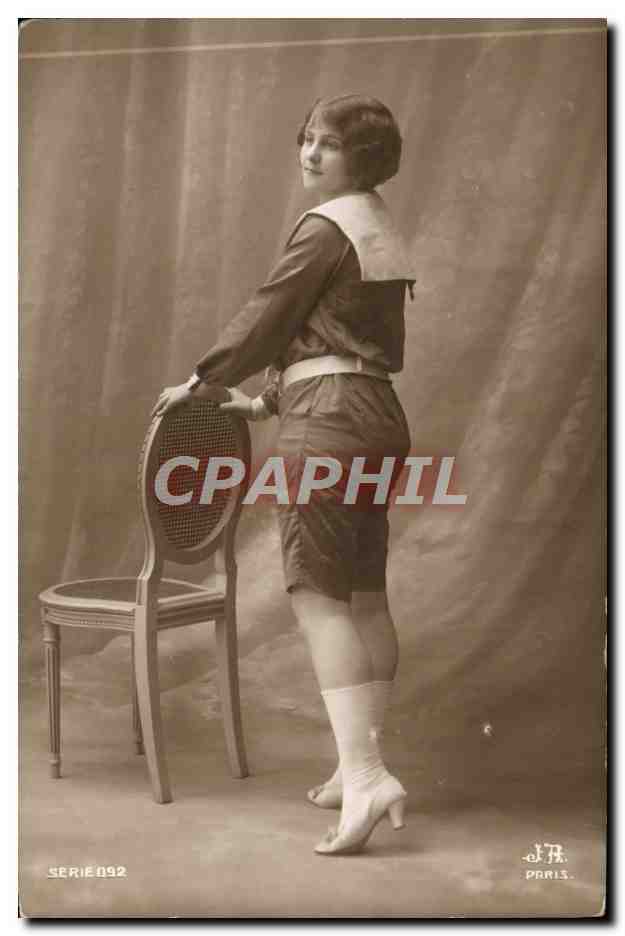Joven mujer en traje de deporte — serie 92 — J.F.R. París