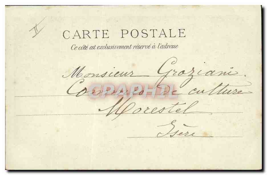 Femme en tenue orientale — avec perroquet — J. DEVAL et Cie, Paris — Verso