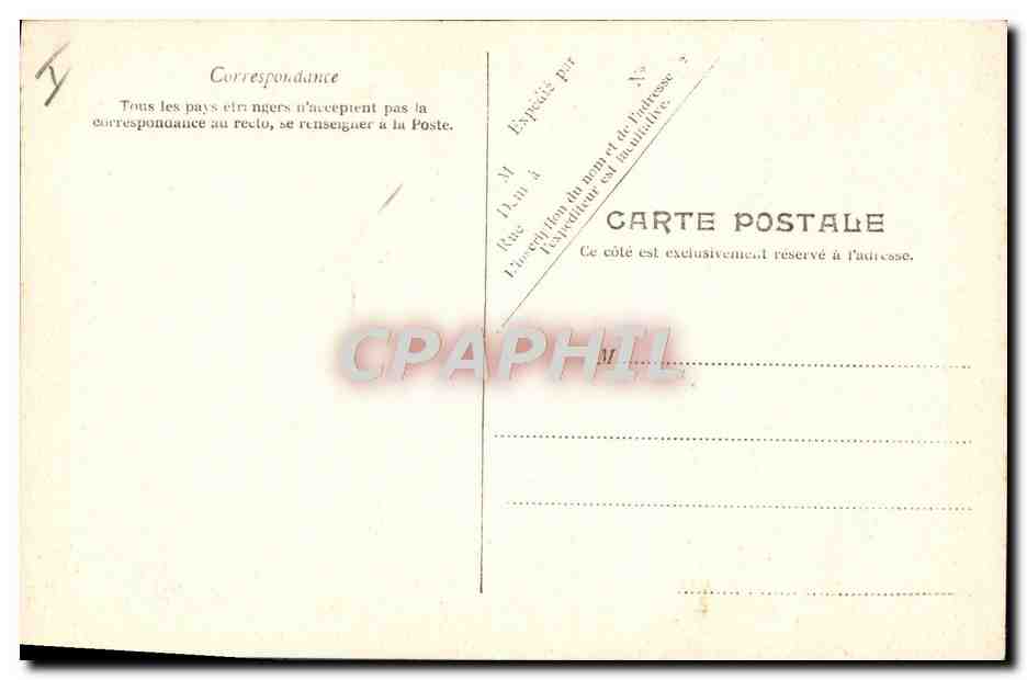 Nue dans un tub — scène de spectacle — U.P. Paris n° 9056 — Verso