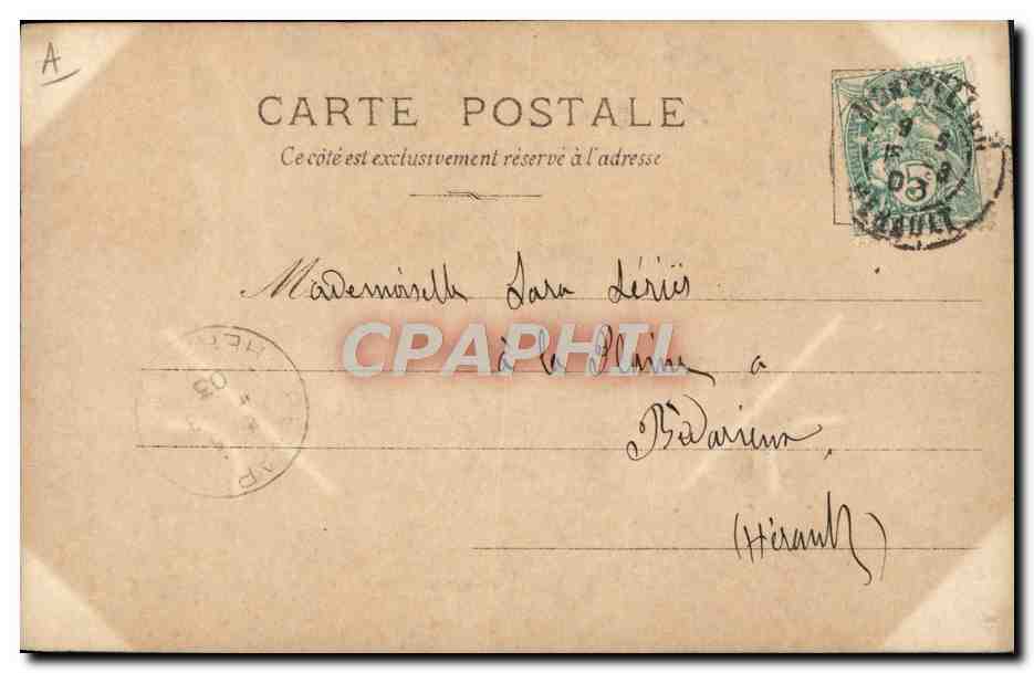 Giovane donna davanti a uno specchio — Serie S.A.P. N° 54 — G. J.-R. Parigi — Verso
