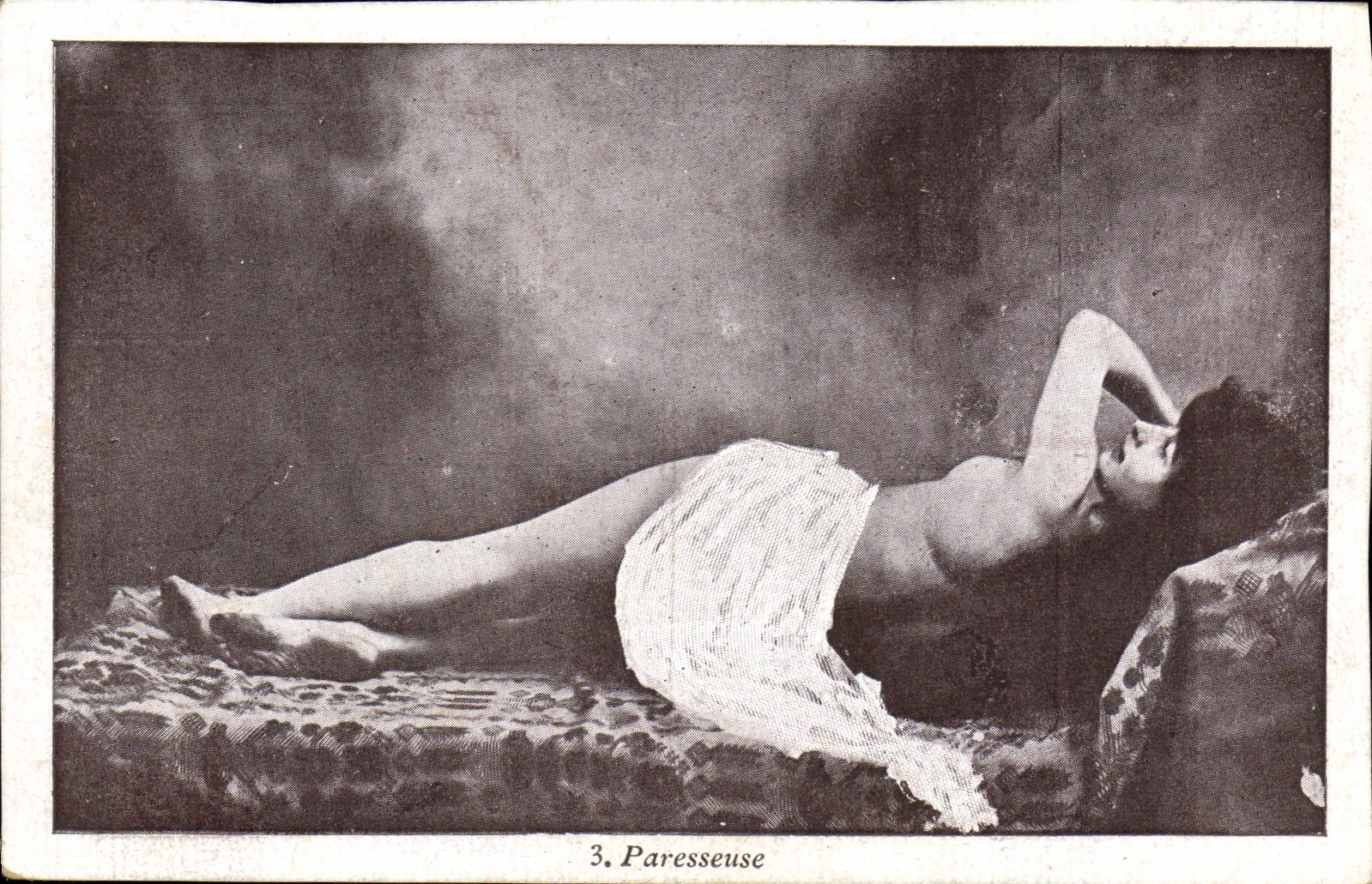 Paresseuse — Série de 3 cartes — Éditeur non visible