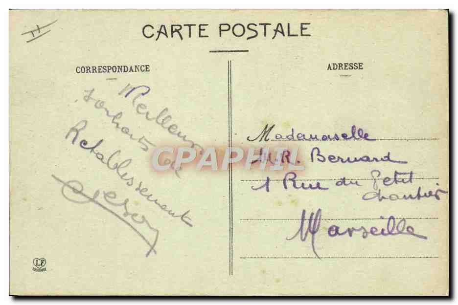 CPA Militaria Caserne Castelnaudary La caserne Batiment de gauche  — Rückseite