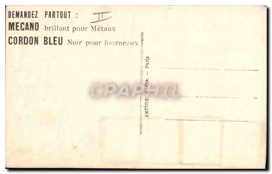 CPA Militaria Soldat  — Rückseite