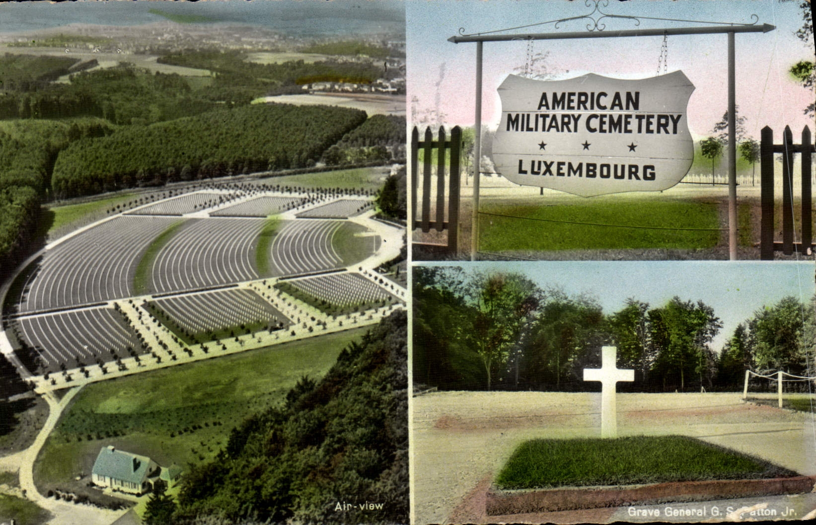 CPM Militaria Luxembourg American Military Cemetery