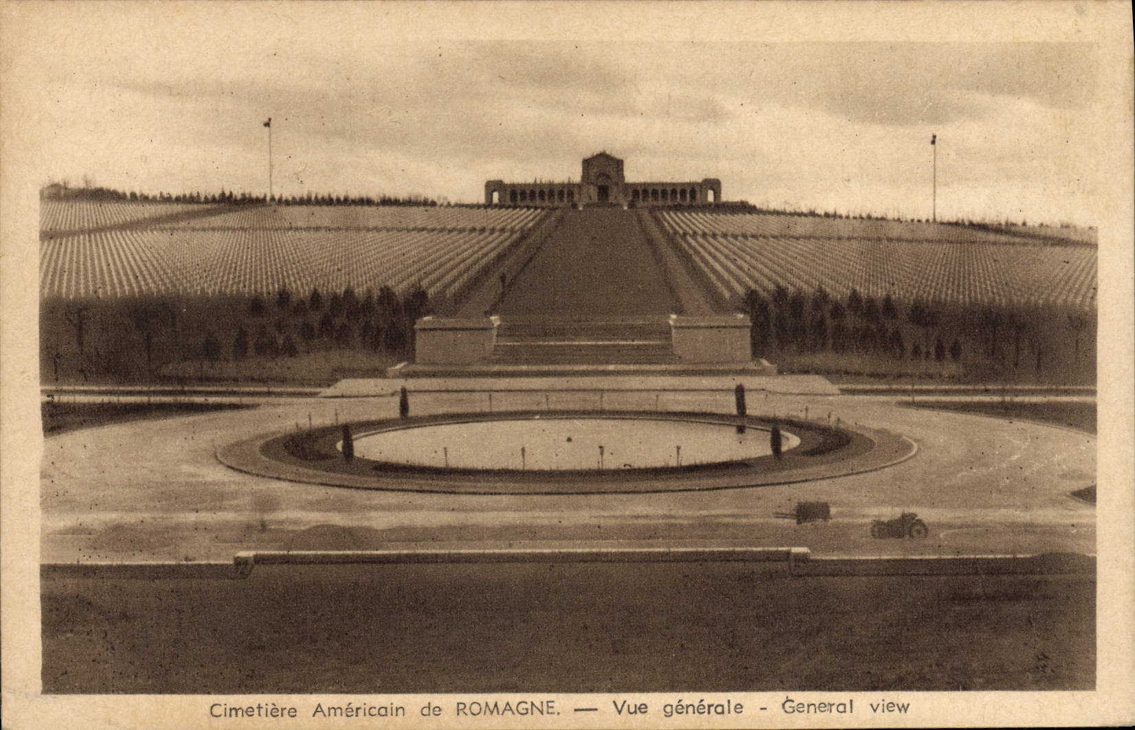 Cimetière Américain de ROMAGNE — Vue générale