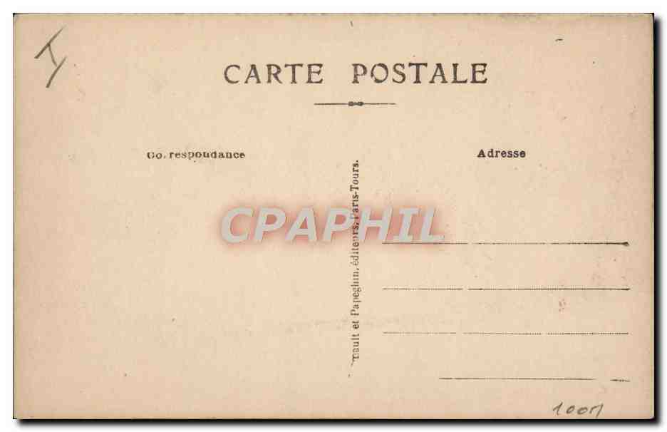 CPA Militaria Apotheose de la victoire 14 juillet 1919 Le general Pershing a la tete des troupes americaines — Rückseite