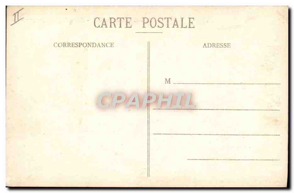 CPA Bateau Guerre Cherbourg Contre torpilleur par gros temps  — Verso