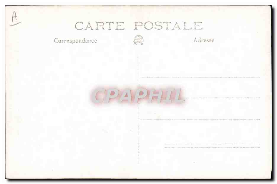 CPA Bateau Guerre Sillage de contre torpilleur  — Verso