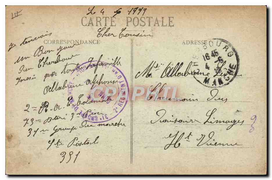 CPA Bateau Guerre Torpilleur de defense mobile  — Verso