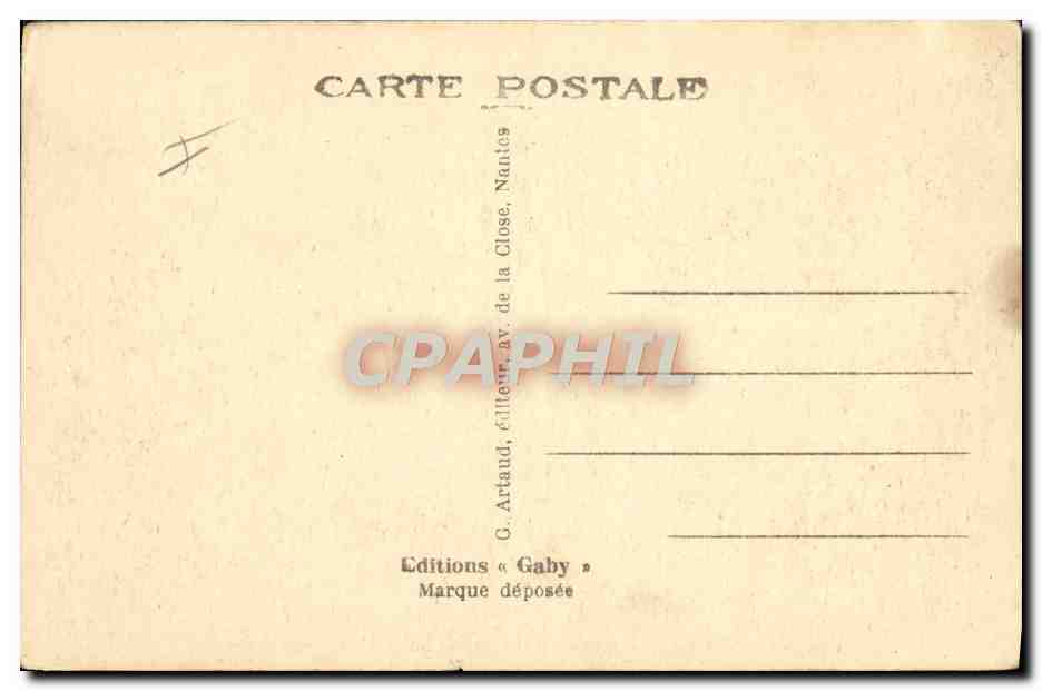 CPA Bateau Guerre Brest Navires ecoles Gueydon et Armorique en rade abri  — Verso