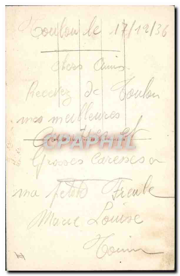 Toulon (Var) - Cuirassé en rade — 626 — Verso