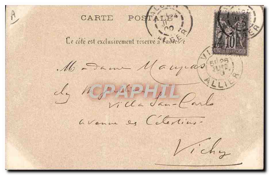 Bateau de guerre britannique — Algésiras — Leroux Phot. Alger — Verso