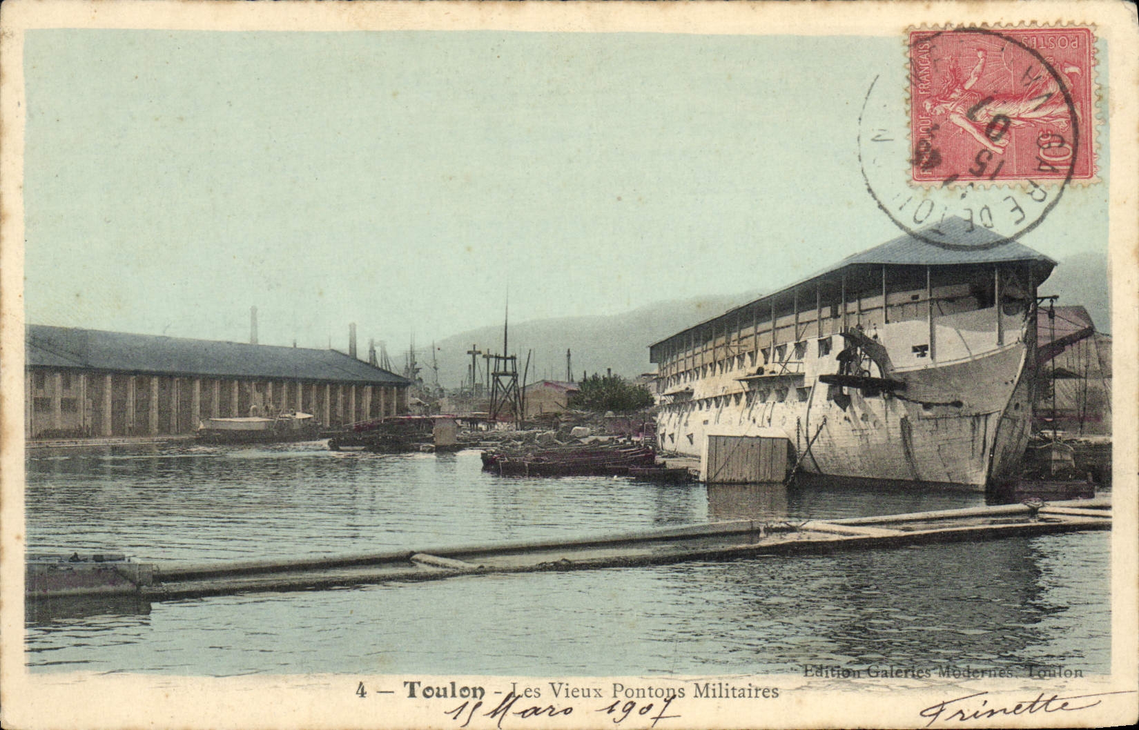 Toulon — Les Vieux Pontons Militaires — Édition Galeries Modernes Toulon, n°4