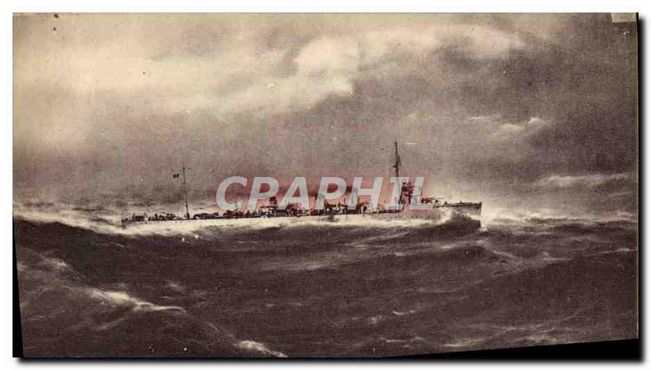 CPA Bateau Guerre 