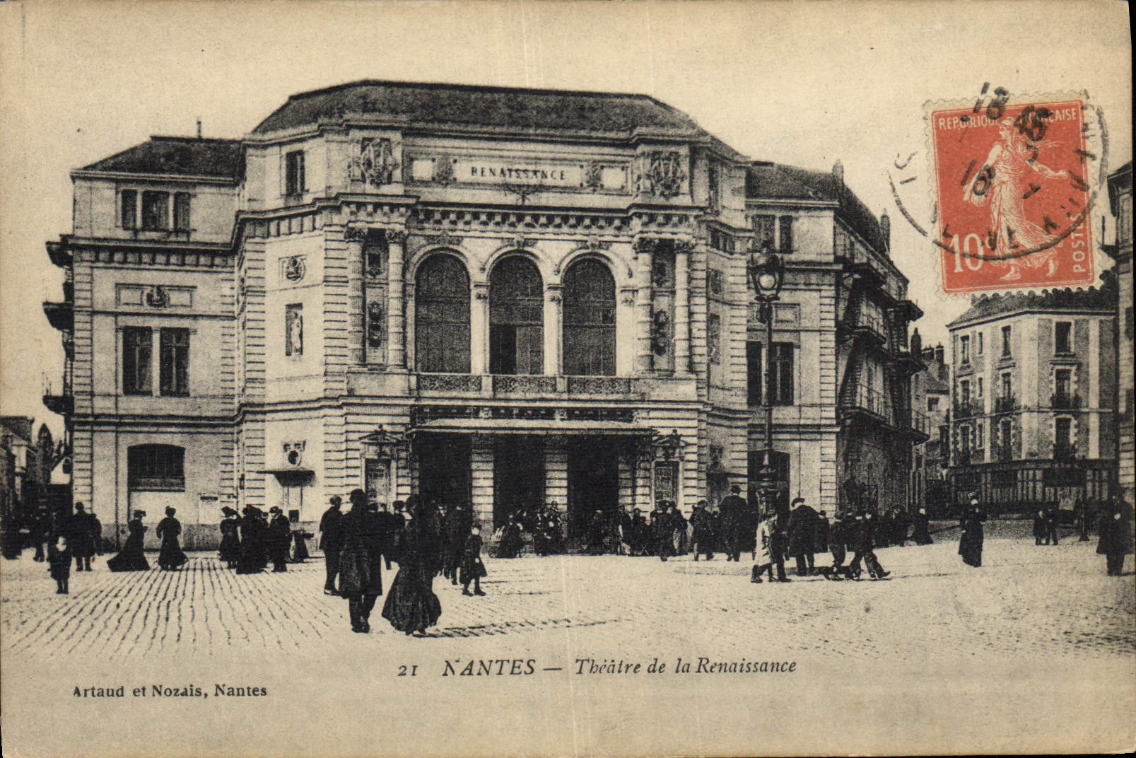 CPA Nantes Le theatre de la Renaissance 
