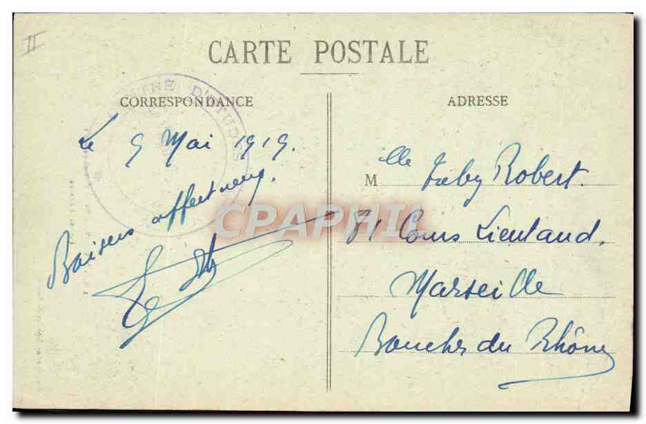CPA Nancy Le theatre Salle Poirel  — Verso