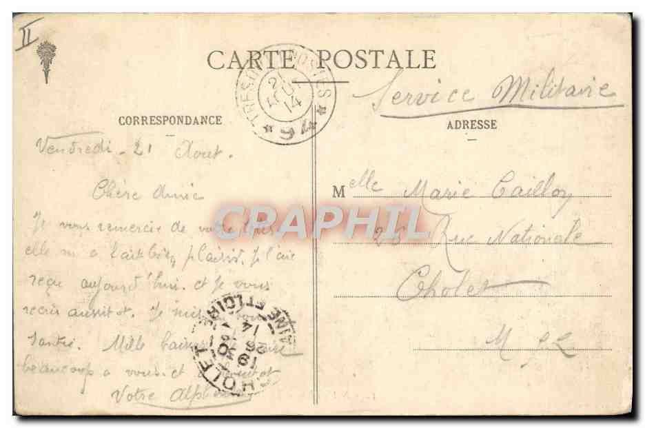 CPA Nantes Le theatre Graslin  — Verso