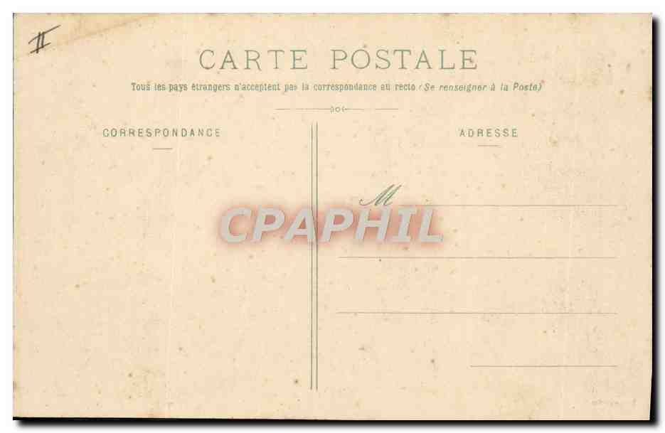 CPA Nantes Le theatre et le cercle militaire — Verso