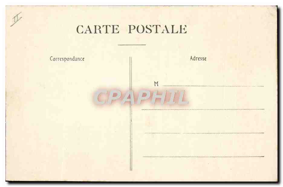 CPA Paris Le theatre national de l'Odeon — Verso