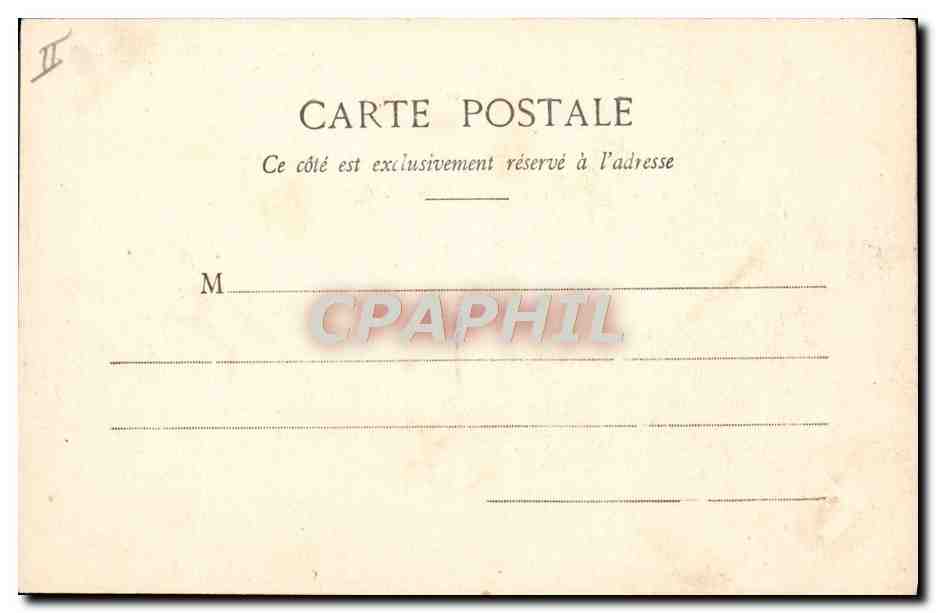 CPA Paris Le theatre francais — Verso