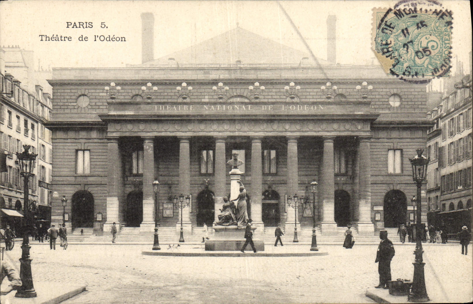 CPA Paris Le theatre de l'Odeon