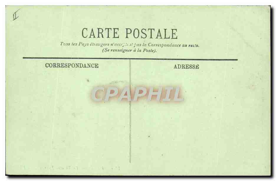 CPA Paris Le theatre francais  — Rückseite