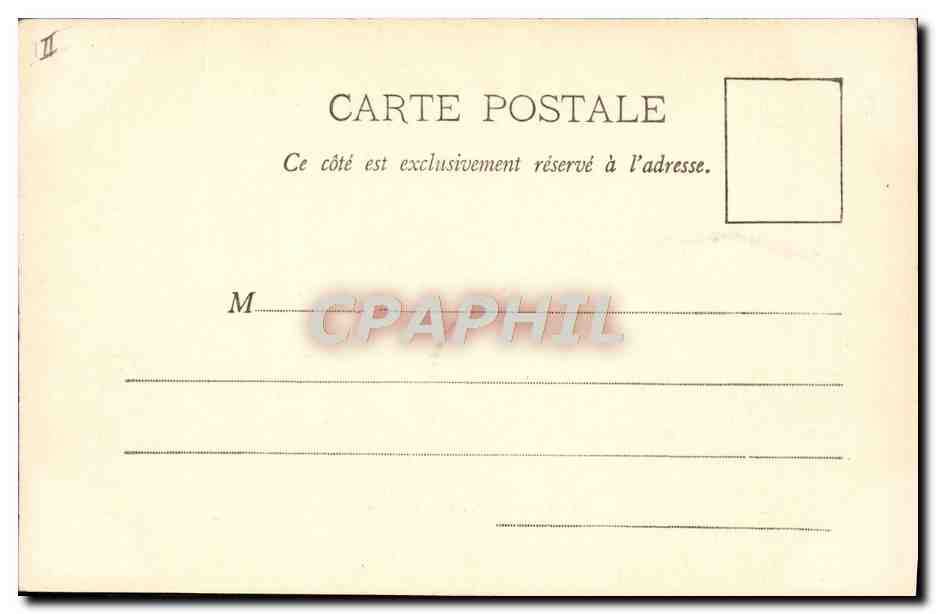 CPA Paris Le theatre du Chatelet Bateau Peniche  — Verso