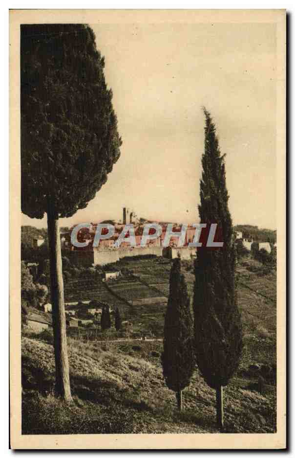 CPA Saint Paul Vue Generale a travers les Cypres