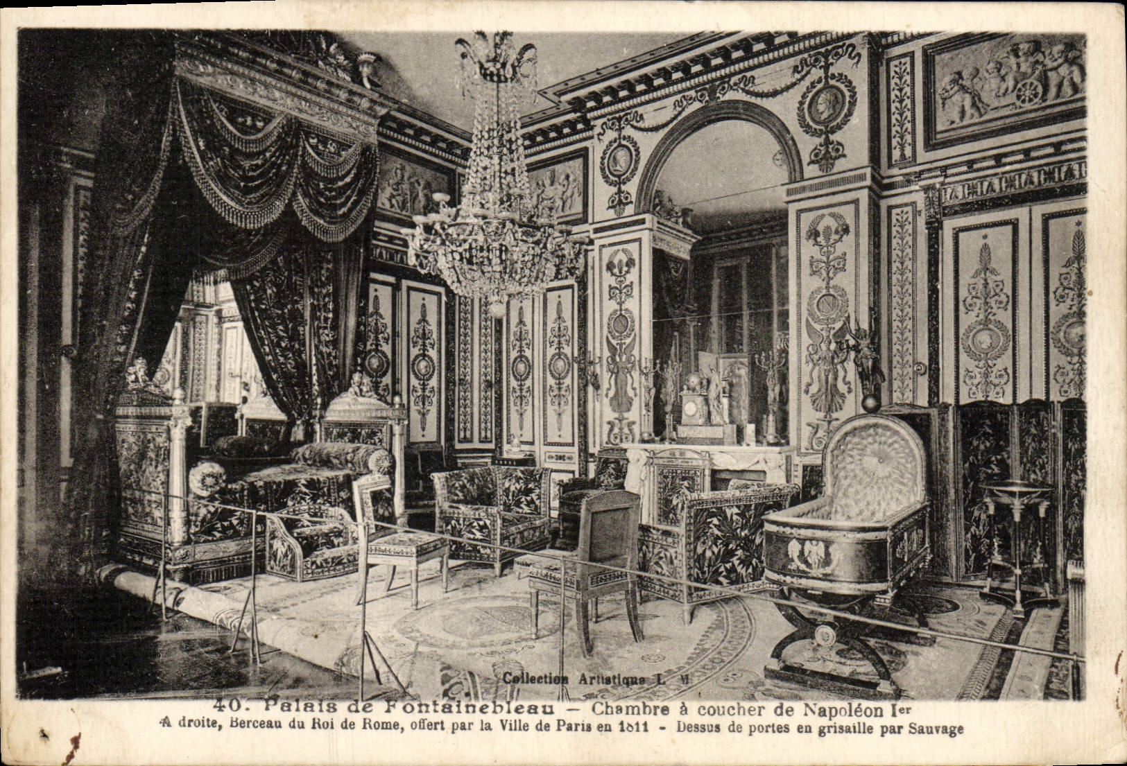 Palais de Fontainebleau — Chambre à coucher de Napoléon Ier — Collection Artistique I