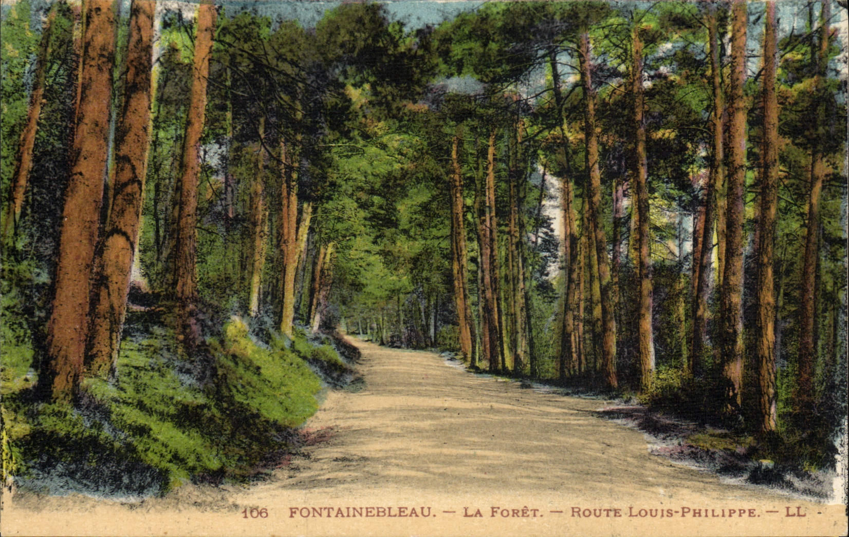 Fontainebleau — La Foresta — Strada Louis-Philippe — LL — 106
