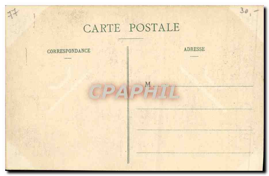 Forêt de Fontainebleau — Fontaine Sanguinède (Tal der Solle) — CPAPHIL n°409 — Rückseite