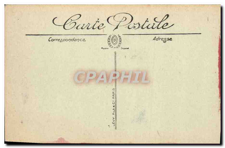 Meaux — Garten des ehemaligen Bischofssitzes, das Parterre entworfen von Le Nôtre — LL. — n°85 — Rückseite