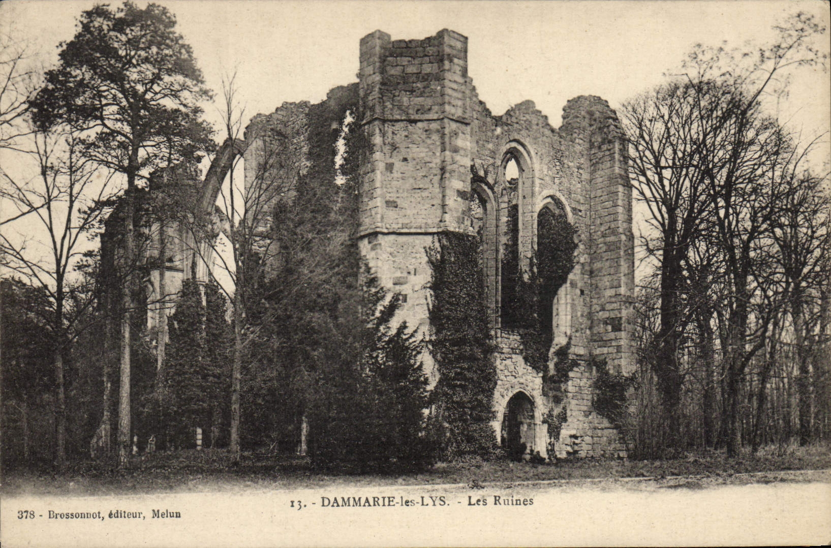 CPA Dammarie les Lys Les Ruines